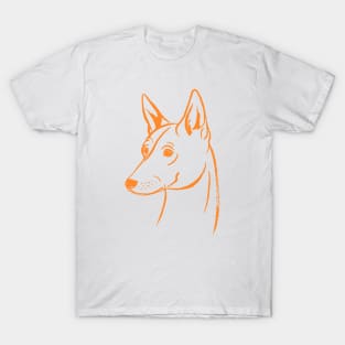 Basenji (White and Orange) T-Shirt